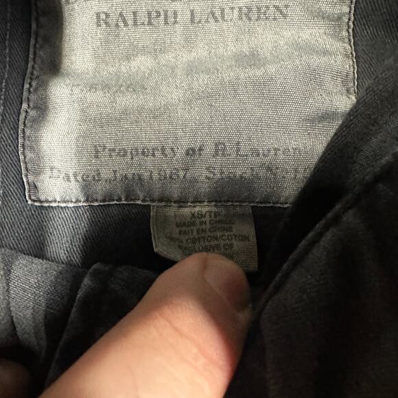 Ralph Lauren Denim & Supply Jacket Military M-65 USA Flag Graphite RARE XS - Picture 8 of 13